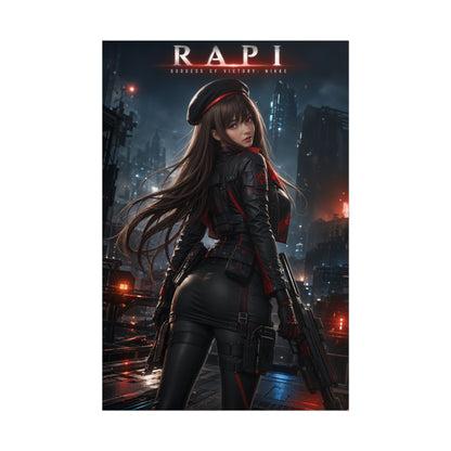 Rapi NIKKE Poster, Goddess of Victory Wall Art, Gaming Print Decor