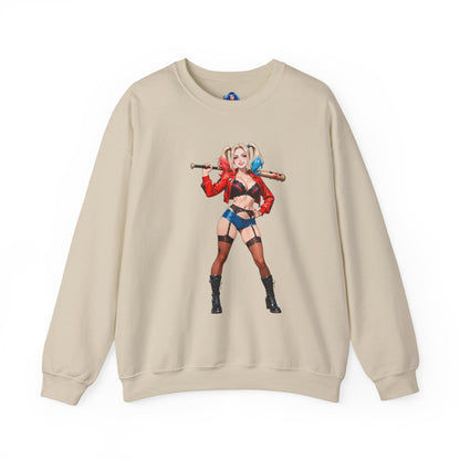 Толстовка з Харлі Квінн, одяг з високим вирізом "Готем", вуличний одяг у стилі коміксів для фанатів