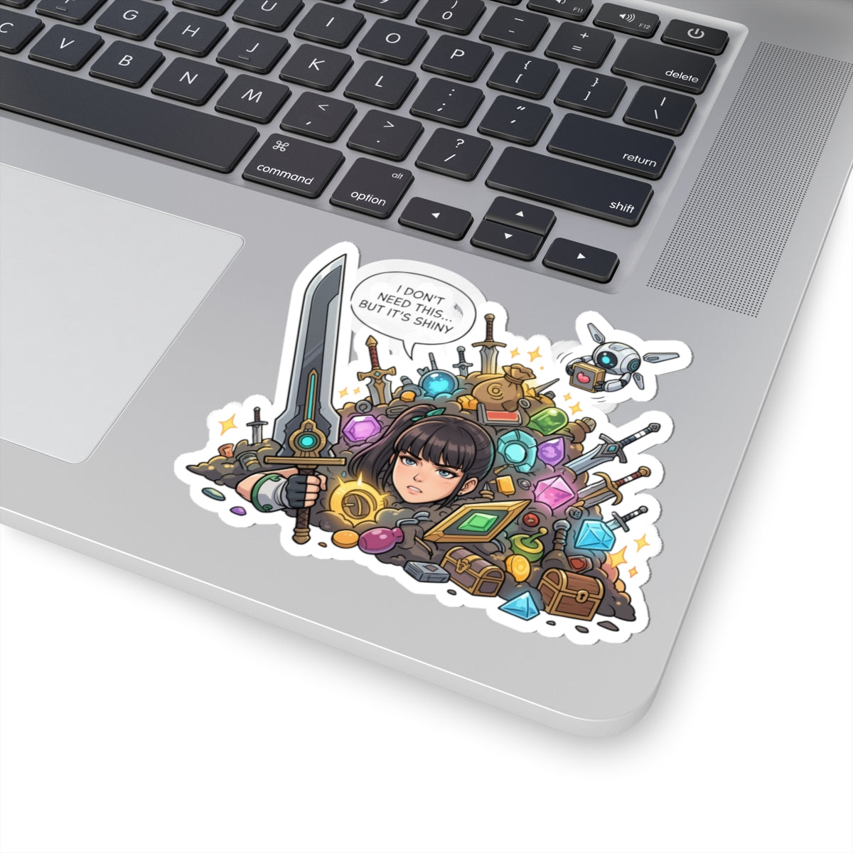 Наклейка Eve Stellar Blade – футуристична вінілова наклейка для ноутбуків, журналів та спорядження