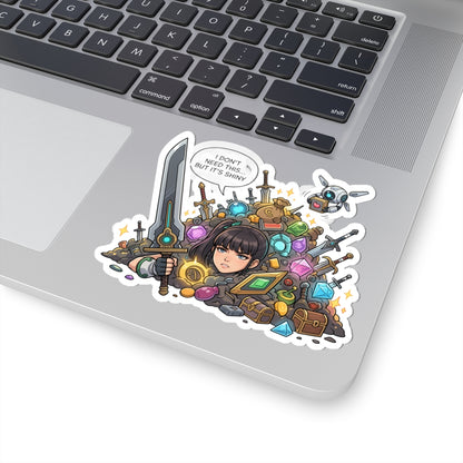 Наклейка Eve Stellar Blade – футуристична вінілова наклейка для ноутбуків, журналів та спорядження