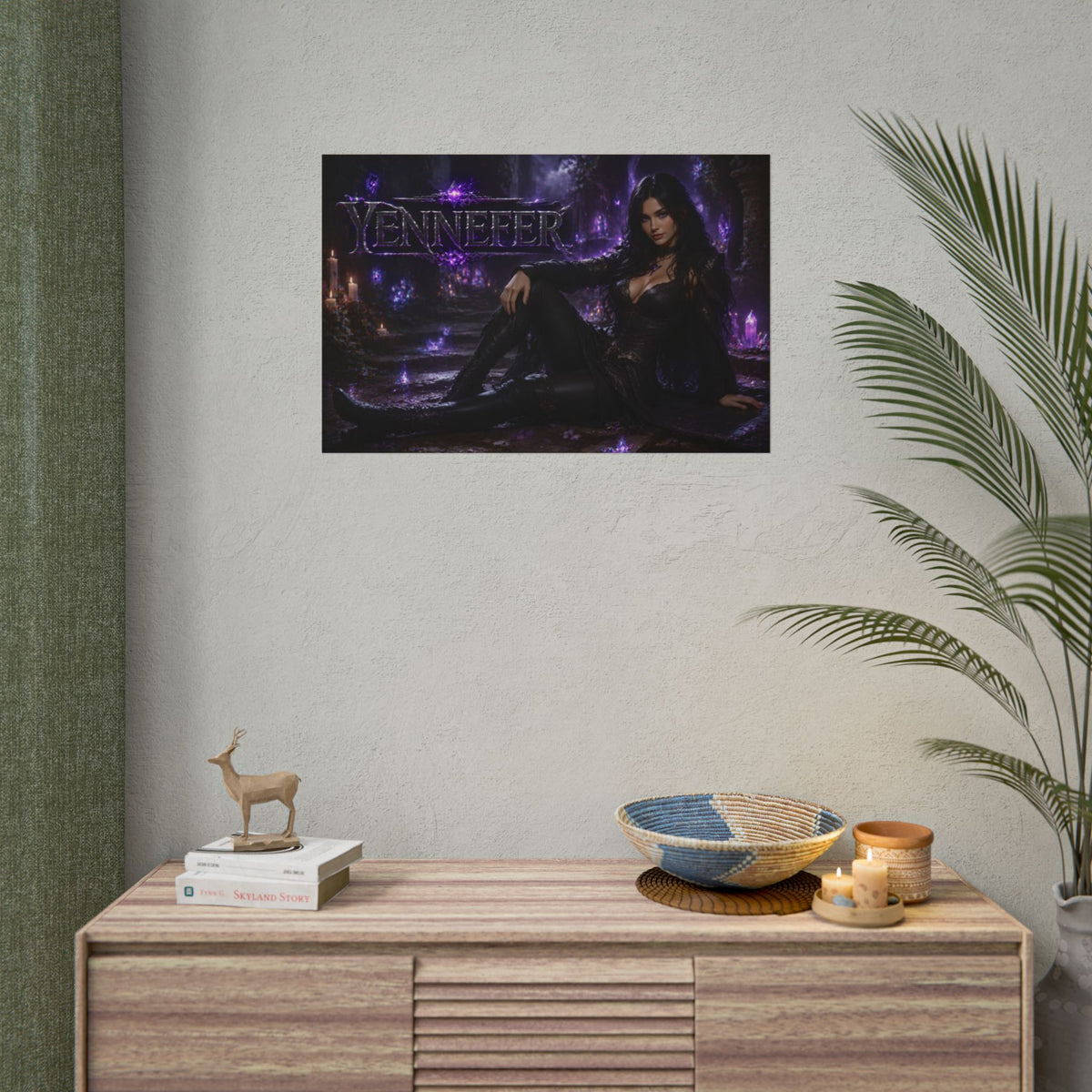 Fantasy Wall Art Yennefer The Witcher Poster Room Decor Collector Gift Art Print