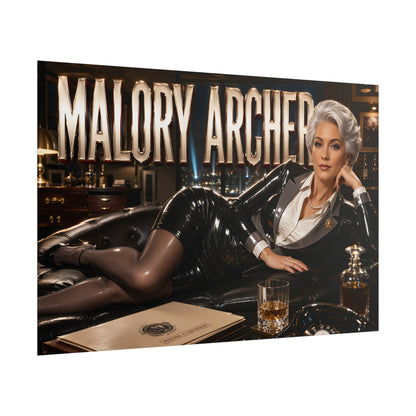 Malory Archer Archer Wall Art Poster Character Decor Collector Gift