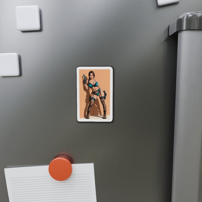 Lara Croft Magnet – Tomb Raider Kühlschrankmagnet, sexy Abenteurerin Anime-Dekoration