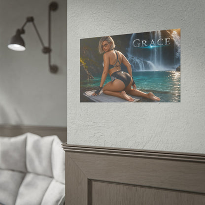 Grace Ashcroft Character Poster Gaming Setup Wall Decor Collector Print