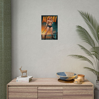 Nami Art Print, One Piece Poster, Anime Girl Wall Art, Pirate Theme Decor, Anime Room Wall Art, Gift