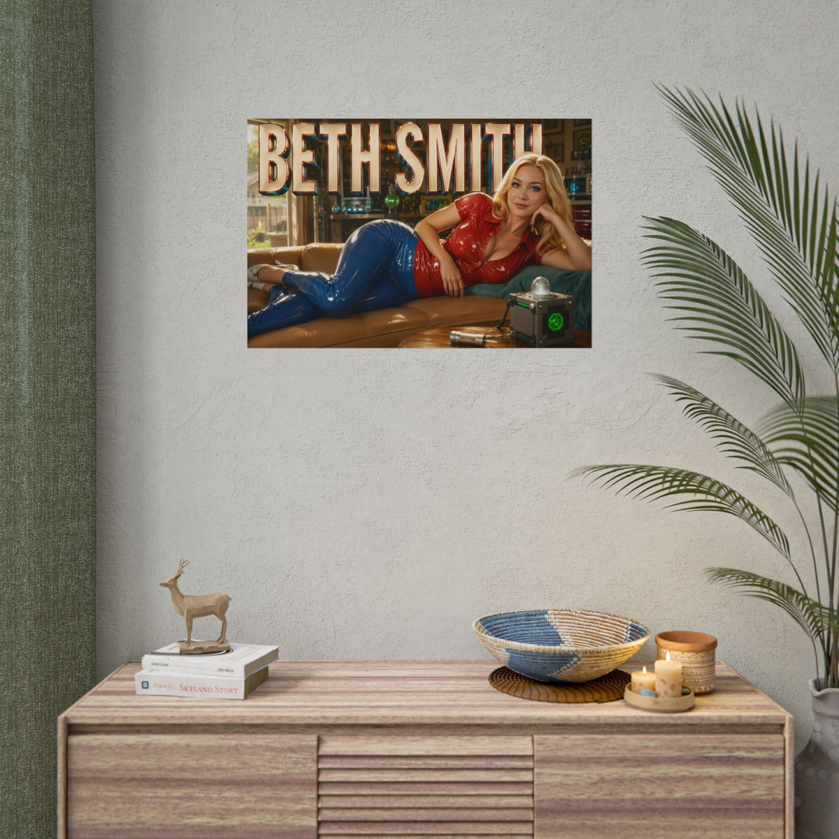 Room Decor Beth Smith Rick and Morty Poster Cartoon Wall Art Collectible Print