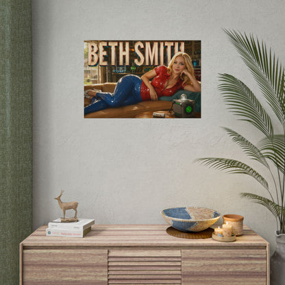 Room Decor Beth Smith Rick and Morty Poster Cartoon Wall Art Collectible Print