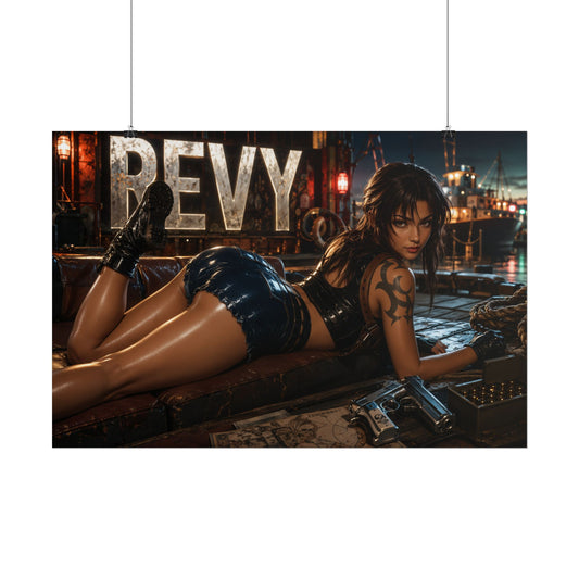 Anime Wall Art Revy Black Lagoon Poster Character Room Decor Collector Gift