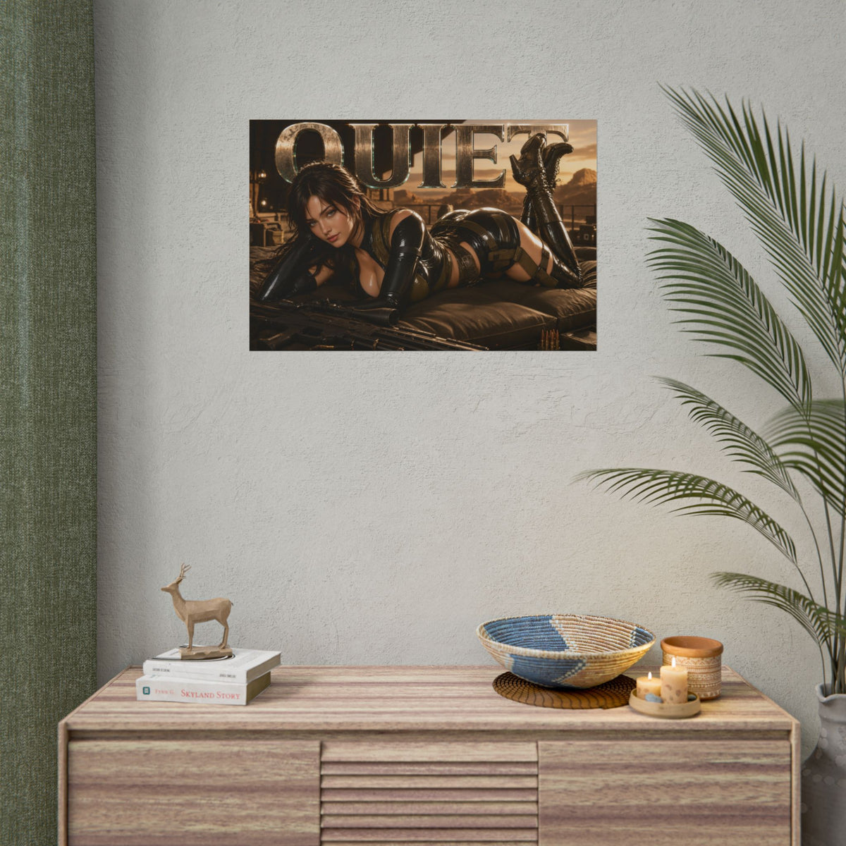 Gaming Wall Art Quiet Metal Gear Poster Game Room Decor Gamer Gift Print