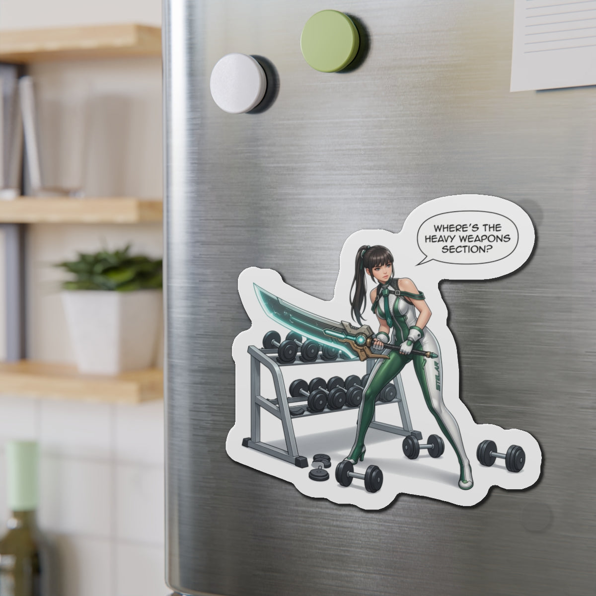 Eve-Magnet – Stellar Blade Cyber-Anime-Magnet, Sci-Fi-Gamer-Girl-Dekoration