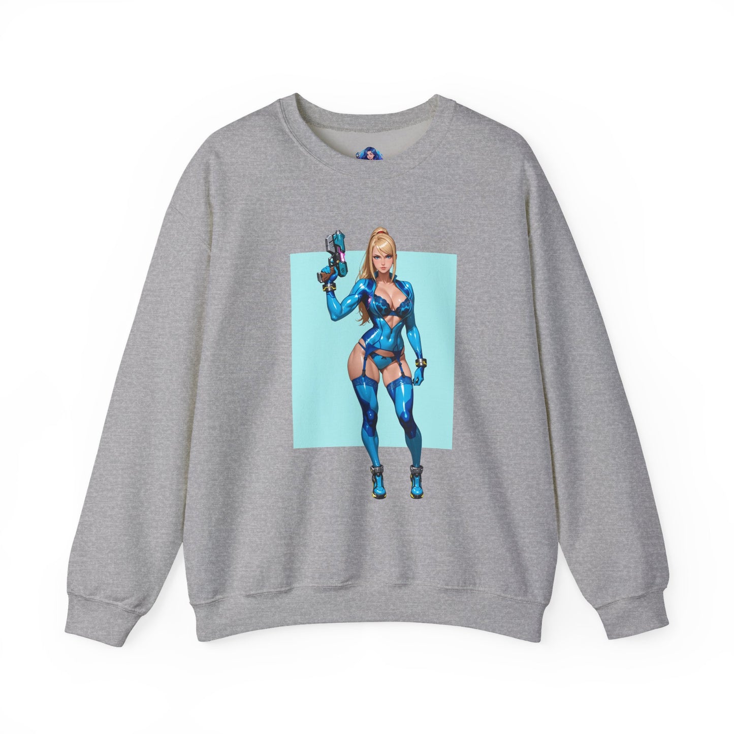 Толстовка Samus Aran, світшот з круглим вирізом Interstellar Warrior, вуличний одяг у ретро-стилі у стилі науково-фантастичних ігор