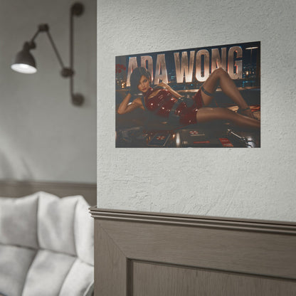 Ada Wong Resident Evil Poster Gaming Wall Art Gamer Room Decor Collectible Print
