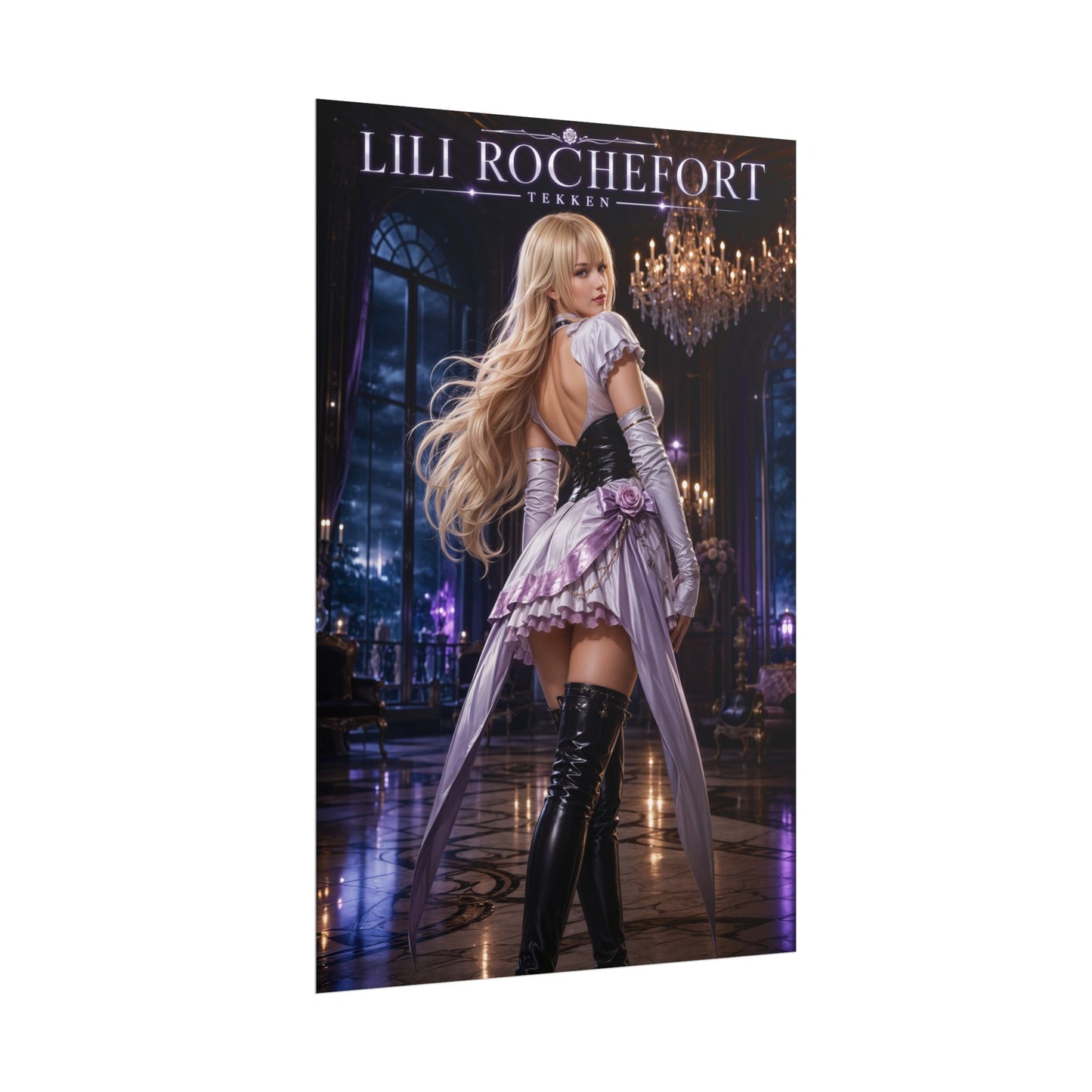 Lili Rochefort Poster, Tekken Wall Art, Gaming Print, Pin Up Decor