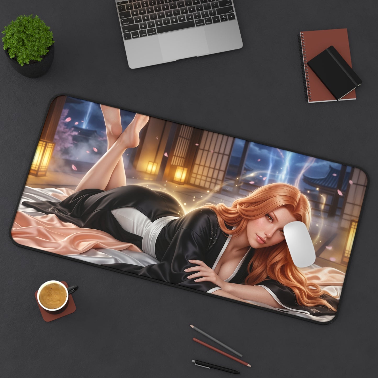 Bleach Mouse Pad, Rangiku Desk Mat, Anime Decor XXL