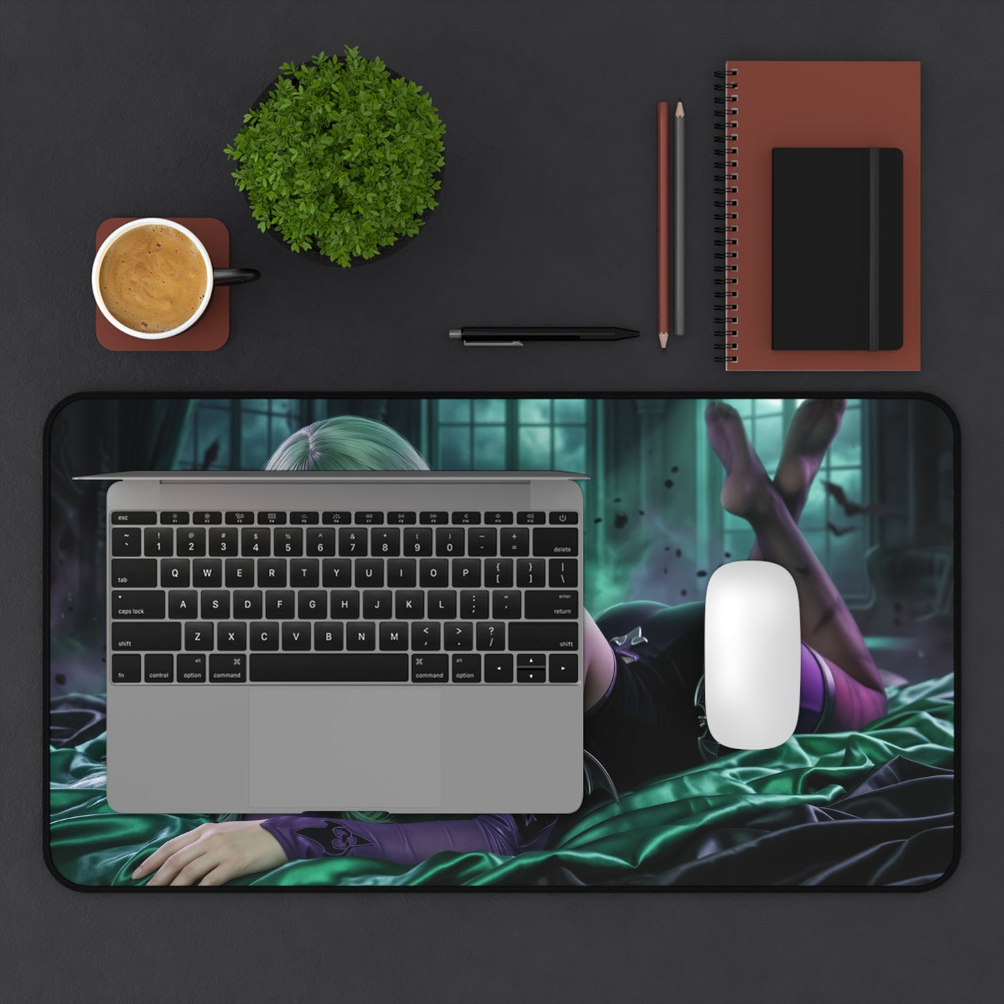 Darkstalkers Mouse Pad, Morrigan Desk Mat, Anime Decor XXL