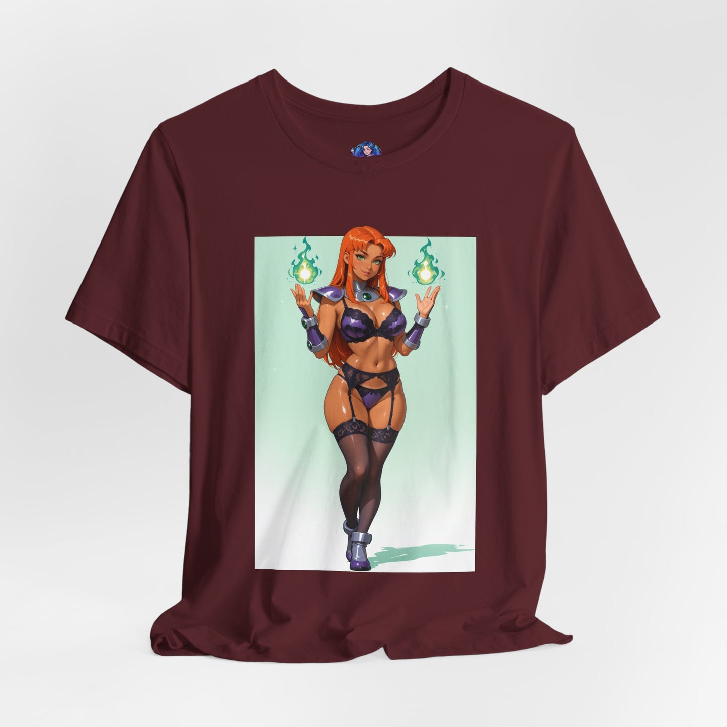 Starfire-T-Shirt | DC-Heldin-Shirt für Gamer &amp; Anime-Fans | Cosmic Waifu-Shirt