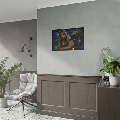 Ashley Graham Character Poster Gaming Setup Wall Decor Collector Print