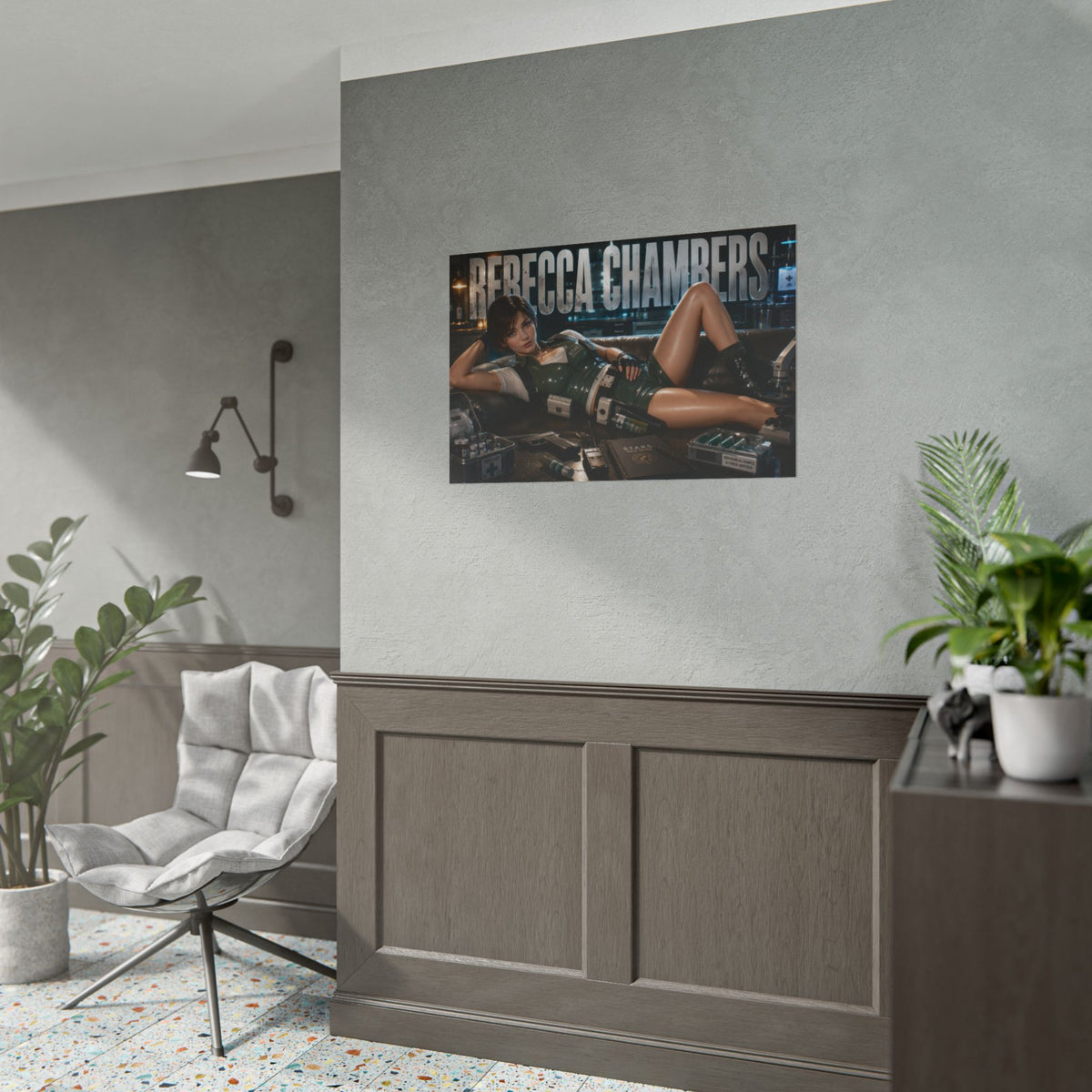 Rebecca Chambers Resident Evil Poster Gaming Wall Art Gamer Room Decor Art Print