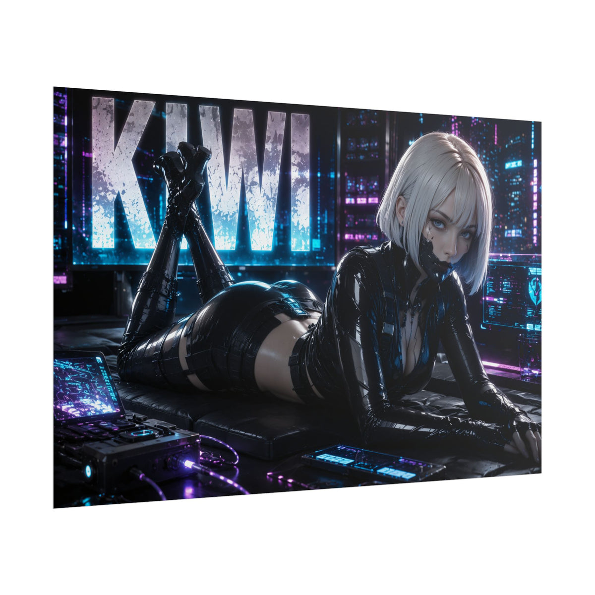 Anime Room Decor Kiwi Cyberpunk Edgerunners Poster Wall Art Character Print