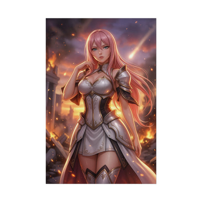 Shionne Tales of Arise Poster Anime RPG Wall Art Fantasy Woman Print Pink Hair Girl Gaming Room Decor Gift