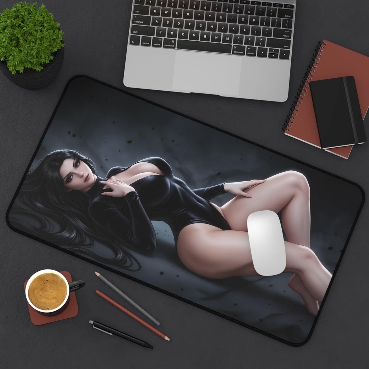 The Addams Family Mouse Pad, Morticia Desk Mat, Gamer Gift