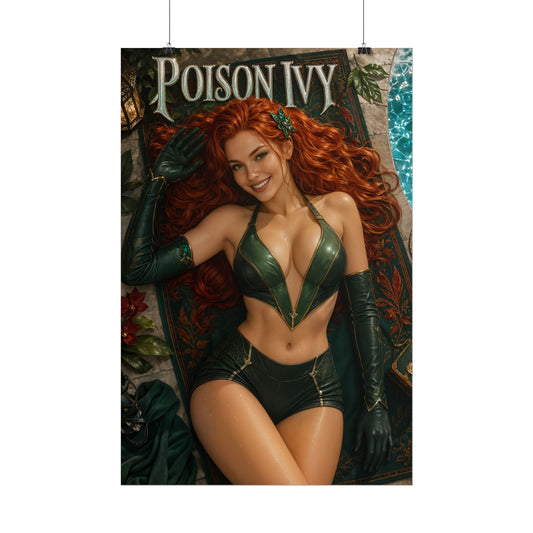 Poison Ivy Comic Poster Character Wall Art Collector Room Decor Art Print