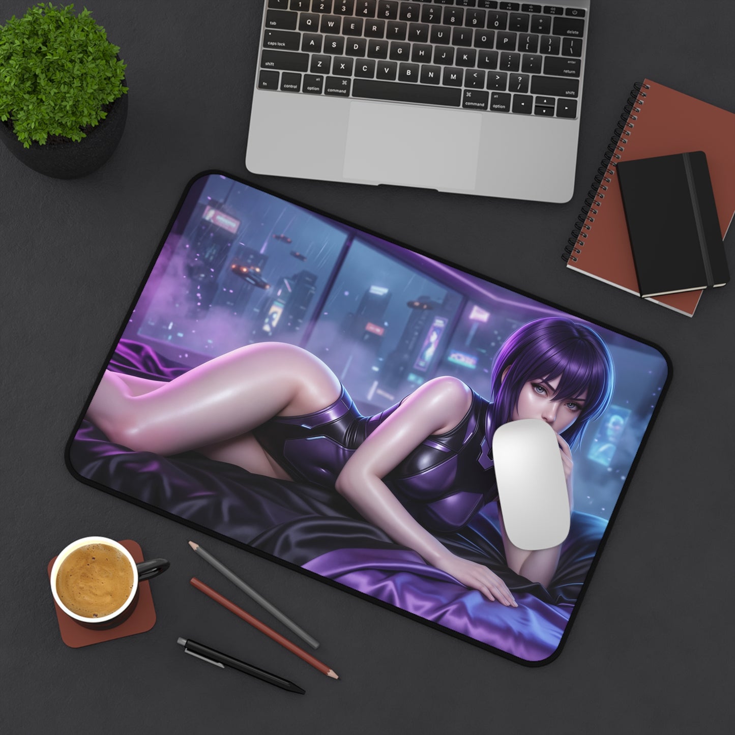 Ghost in the Shell Mouse Pad, Motoko Desk Mat, XXL Pad
