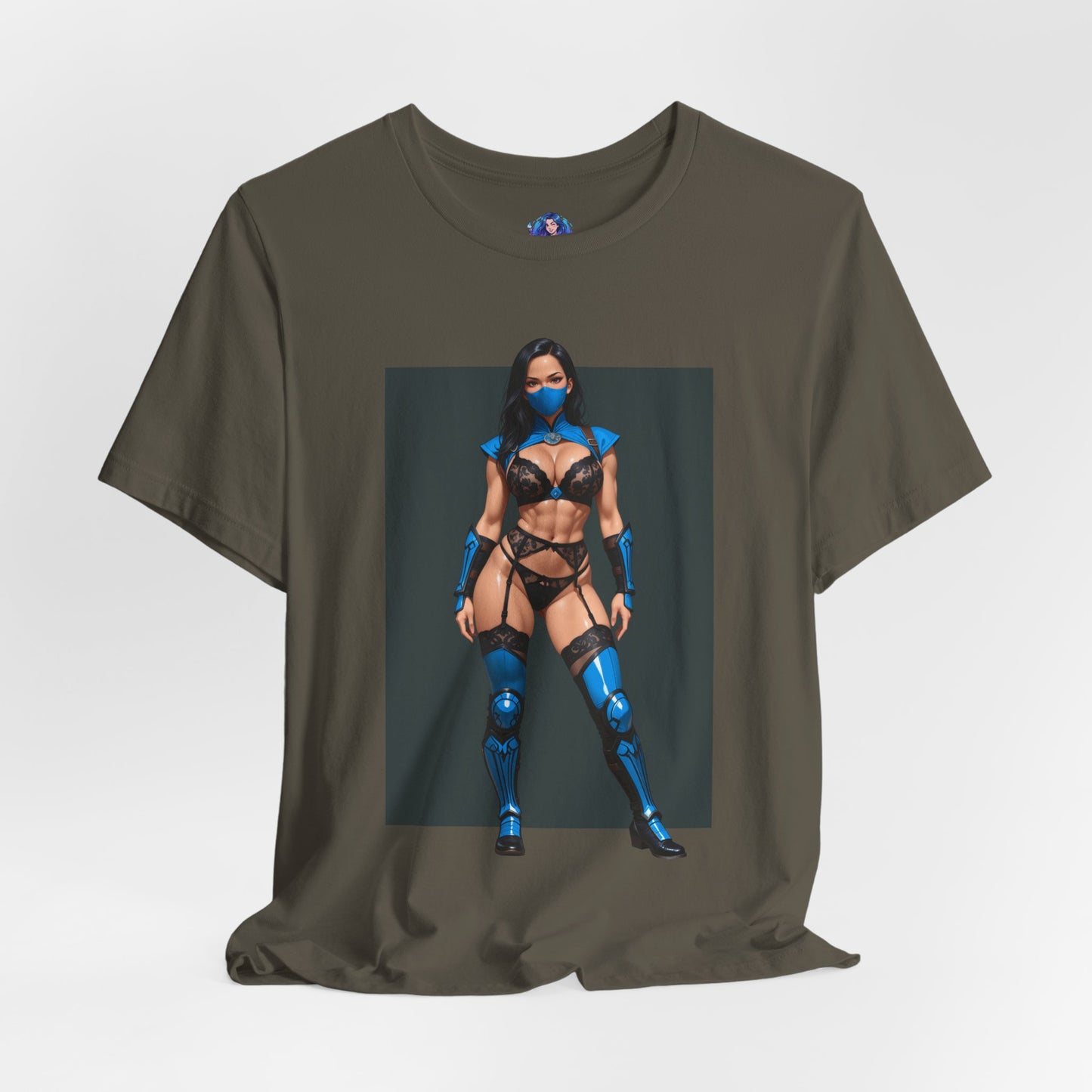 Kitana T-Shirt | Mortal Kombat Grafik-T-Shirt für Gamer &amp; Anime-Fans | Prinzessin Kriegerin Shirt