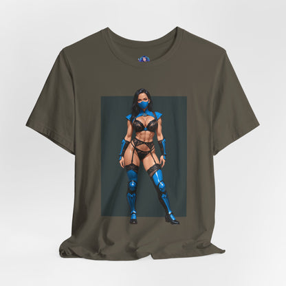 Kitana T-Shirt | Mortal Kombat Grafik-T-Shirt für Gamer &amp; Anime-Fans | Prinzessin Kriegerin Shirt
