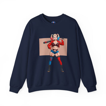 Толстовка з Харлі Квінн, футболка з круглим вирізом DC Comics, сміливий одяг для фанатів та колекціонерів