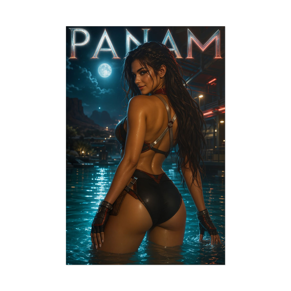 Panam Palmer Character Poster Cyberpunk Gamer Gift Gaming Setup Wall Decor Print