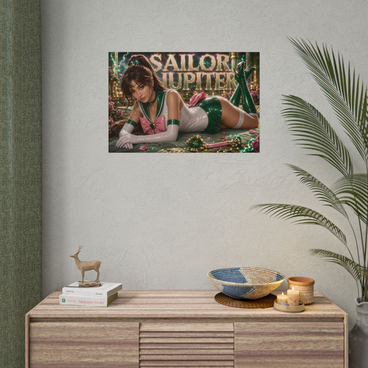 Anime Room Decor Sailor Jupiter Sailor Moon Poster Wall Art Character Print