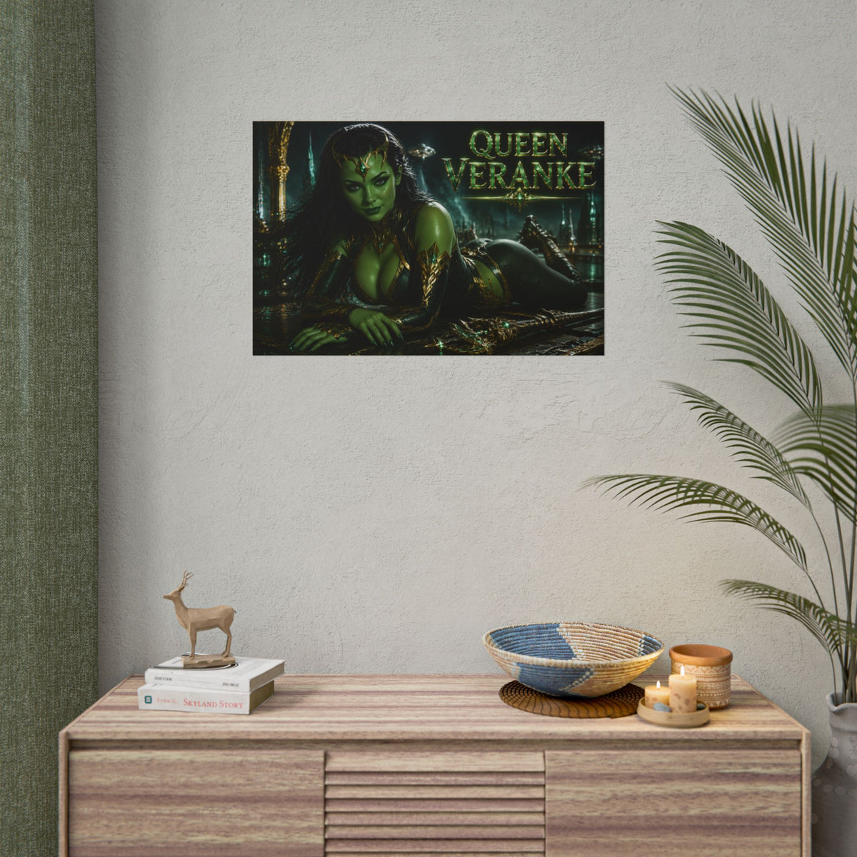 Queen Veranke Comic Poster Character Wall Art Collector Room Decor Art Print