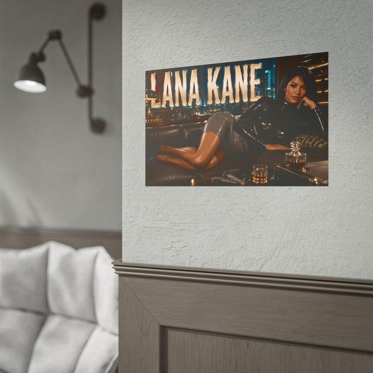 Lana Kane Character Poster Archer Wall Decor Collectible Art Print