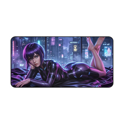 Ghost in the Shell Mouse Pad, Motoko Desk Mat, Gamer Gift
