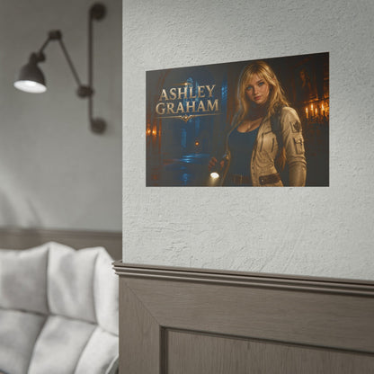 Gaming Wall Art Ashley Graham Poster Game Room Decor Gamer Gift Art Print
