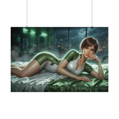 Rebecca Chambers Poster, Resident Evil Wall Art, Gaming Print Decor