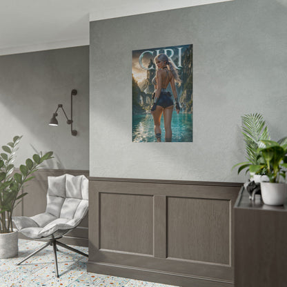 Fantasy Wall Art Ciri The Witcher Poster Room Decor Collector Gift Art Print