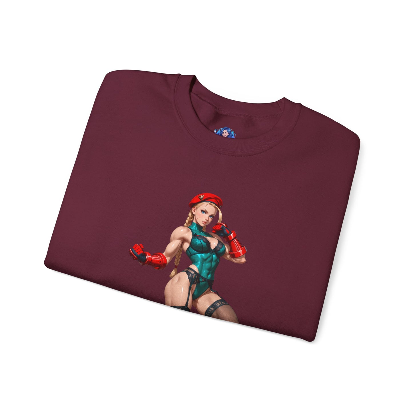Біла толстовка Cammy, чохол Street Fighter Crewneck, ігровий одяг для бійців та фанатів