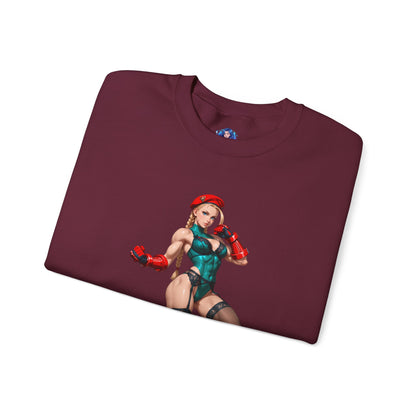 Біла толстовка Cammy, чохол Street Fighter Crewneck, ігровий одяг для бійців та фанатів