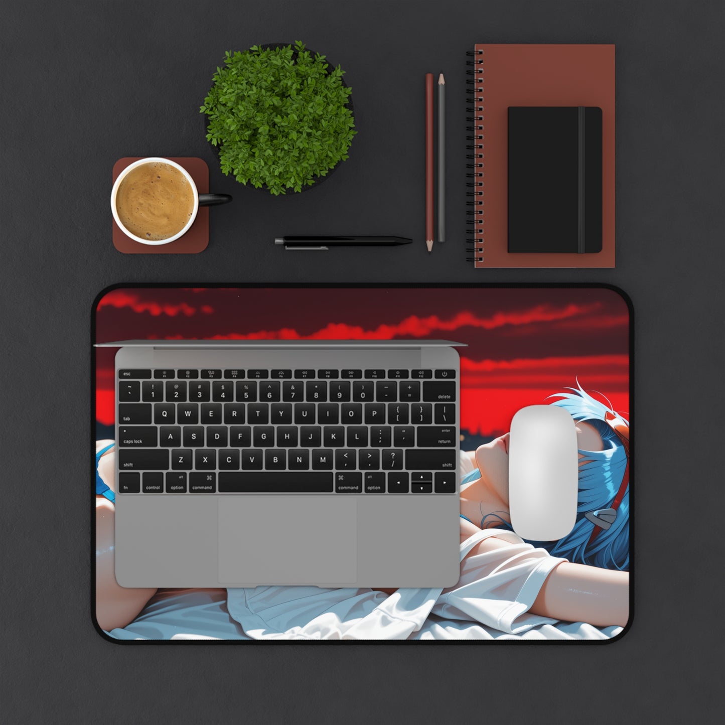 Килимок для столу Rei Ayanami, килимок для миші з аніме-дівчини Євангеліон, налаштування ігрового столу Mecha