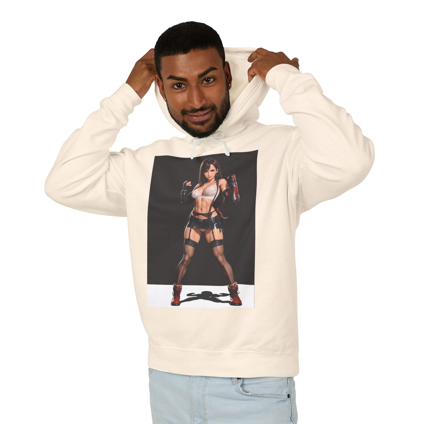 Tifa Lockhart Hoodie | Kampfsportheldin Hoodie | Anime-Kämpferin Pullover
