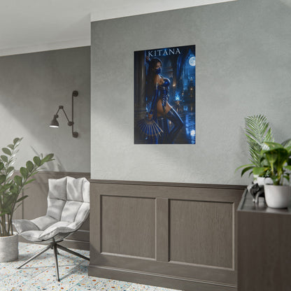 Kitana Mortal Kombat Poster MK Princess Wall Art Print Decor