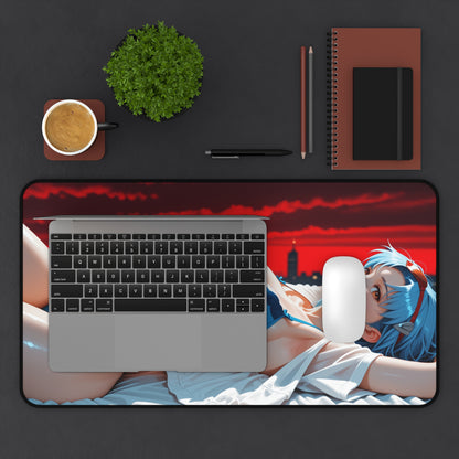 Килимок для столу Rei Ayanami, килимок для миші з аніме-дівчини Євангеліон, налаштування ігрового столу Mecha