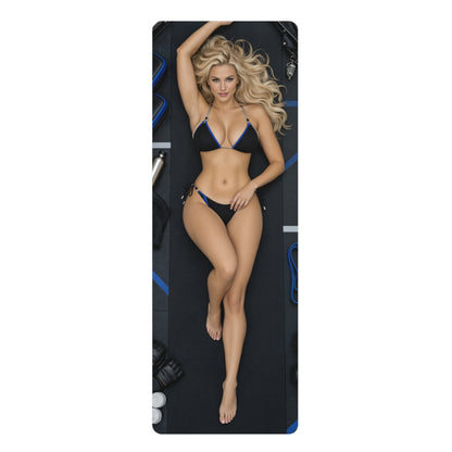 Black Canary Non Slip Workout Mat 24x72 Yoga Pilates Fitness