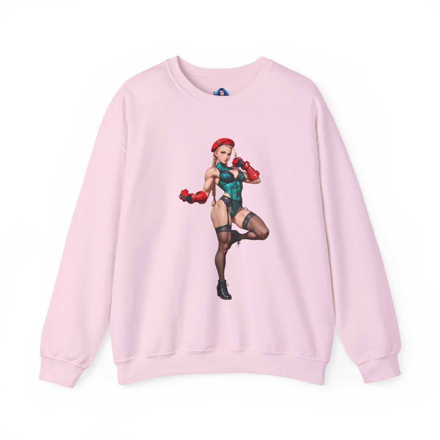 Біла толстовка Cammy, чохол Street Fighter Crewneck, ігровий одяг для бійців та фанатів