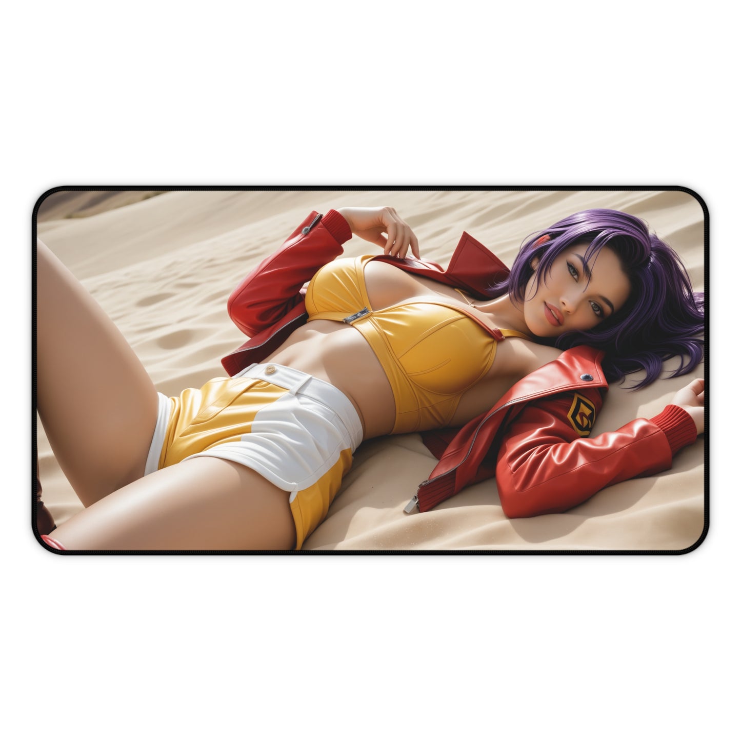 Faye Valentine Schreibtischunterlage, Cowboy Bebop Mauspad, Schreibtischdeko für Anime-Gamerinnen