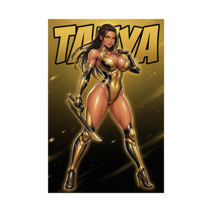 Tachy Art Print, Stellar Blade Poster, Futuristic Combat Girl Wall Art, Sci Fi Game Decor, Gamer Gift Idea