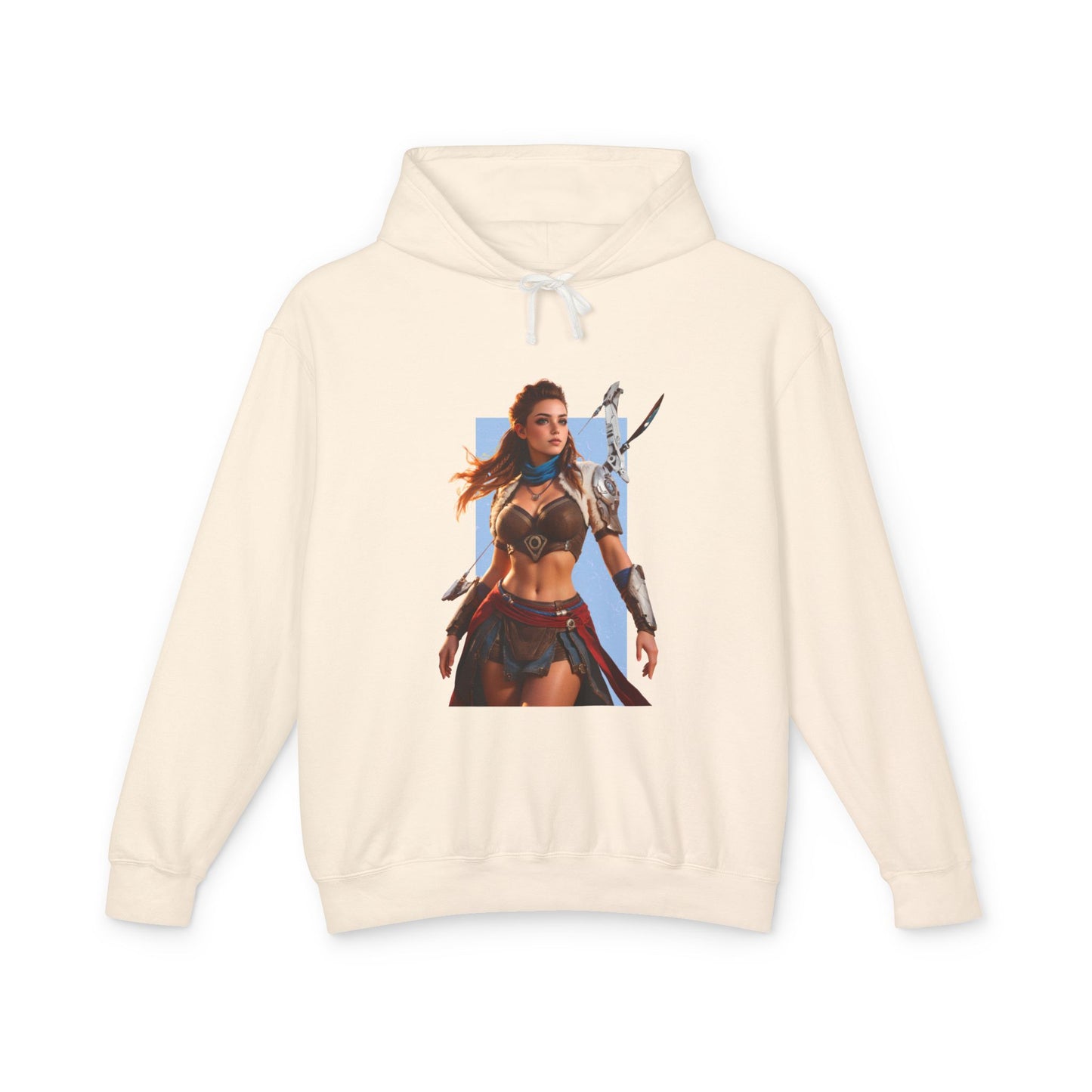 Aloy Hoodie | Fantasy-Jägerin-Hoodie | Anime-Kriegerinnen-Pullover