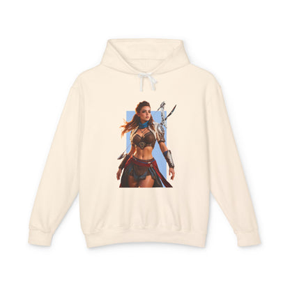 Aloy Hoodie | Fantasy-Jägerin-Hoodie | Anime-Kriegerinnen-Pullover